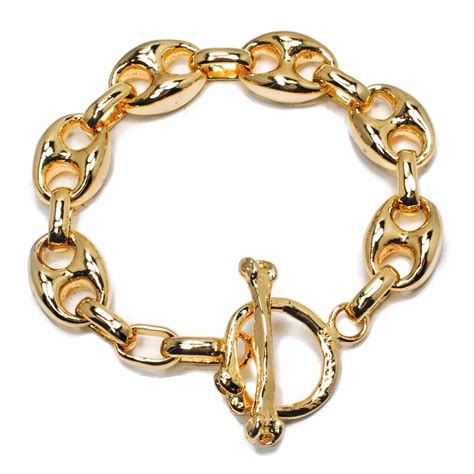 bracciale gucci c|Gucci bronze bracelet.